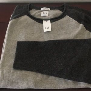 Men’s LS Cotton/Linen Sweater